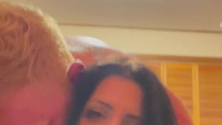 Plugged, spanked and cum shot on the face