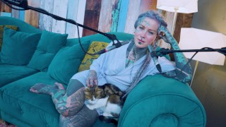 Tattoo Model Pornstar Anuskatzz talks about desire ASMR Youtube channel: ASMRkatz SFW inked hippie