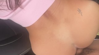 Little Slut Gets Fucked In the Backseat of A car - Sisi Rose🌹&Teddy Tarantino