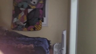 Trans Interracial Hardcore Fuck in my Bed