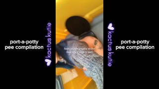 port-a-potty pee compilation