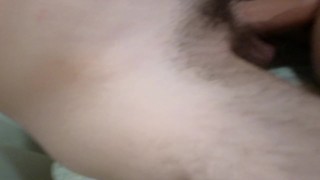 Wet pussy rides a giant dick