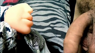 i insert a big hard dick very deep into my wet mouth