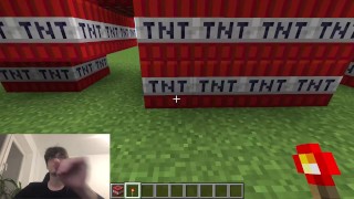 How to build and Blow up a Big Dick from TNT in Minecraft