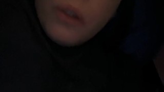 Imagine what a big fat cock would do to me. Yikes!