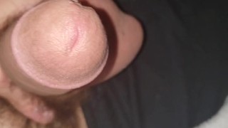 Playing with my big thick cock
