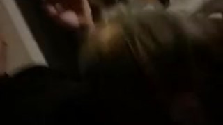 Amateur Wife’s mad hubby wants head so she takes it out on his fat cock