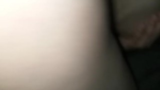 I cum on the back of this skinny girl with a big ass