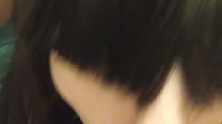 Blowjob in my silk pyjamas