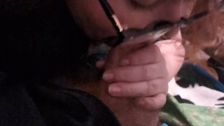 Fuckmeat sucking dick