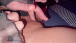 I love caressing my clitoris and bringing myself to orgasm