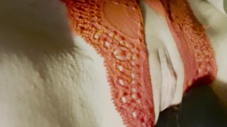 Lonely girl squirting alone