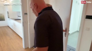 Older man fucks younger German amateur's pussy in front of her boyfriend - MyDirtyHobby