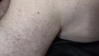 Cuming on Girlfriend's Super Soft Vegan Leather Pants