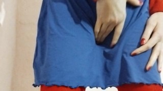 YOU LIKE WATCHING ME WHEN I PLAY IN MY DRESS? close up view