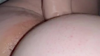 Teasing his tight little hole