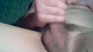 Masturbe (18) with one testicle
