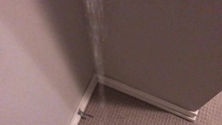 Pissing all over my bedroom carpet and wall, leave a huge messy puddle