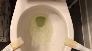 Power Pissing in the toilet after two beers