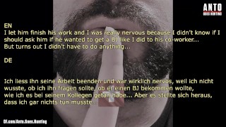 Straight Co-worker of the previous installer, comes over to repair my AC and gets a blowjob