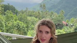 So horny and want be fucked on the balcony 😍