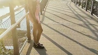 LATINA SOLO COSPLAY NAKED OUTSIDE WALKING AROUND