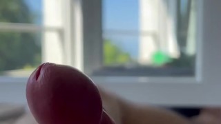 Maple Bear Strokes His Hairy Dick and Blows a Huge Load