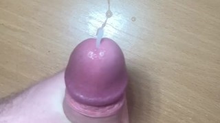 BIGGEST CUMSHOT IN A WHILE - spraying cum like crazy