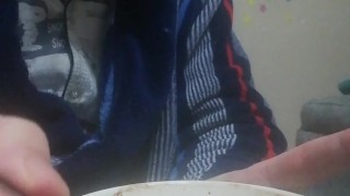 Breakfasting with my cock