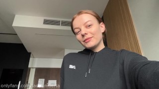 POV: Redhead MILF tease you and Masturbate