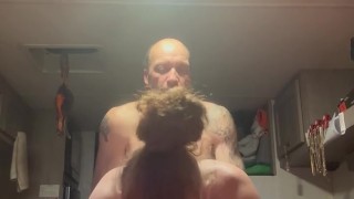 Pounding my sexy wife from behind