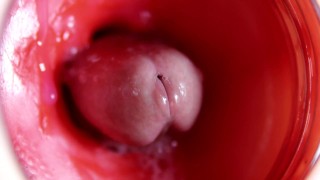 CAMERA INSIDE PUSSY: POWERFULL CUM IN PUSSY! BEST Internal ASMR in 4K MORE SPERM