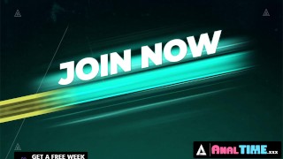 ANALTIME.XXX - Cute 18yo Blonde Emma Rosie Takes A Big Cock Deep In Her Tight Ass