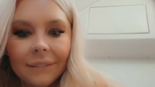 I was dared to go fuck myself with this vodka bottle on the plane so I did he licked it clean