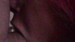 Milf blowjob with close view and massive load of cum on her moouth