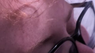 Sucking daddy's dick like a good girl