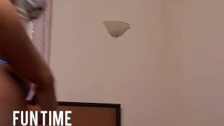 Thick ebony Rubs Her Big Tits and twerk Her Huge Ass For You