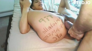 TATTOO EBONY STRIPPER TAKES ANAL FROM BIG DICK BBC