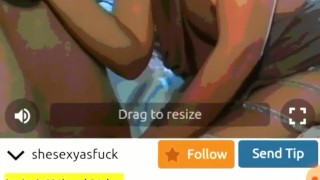 BEAUTIFUL EBONY COSPLAY BROWN DRESS BLOW JOB TO BIGGEST BROWN DICK IN PORN