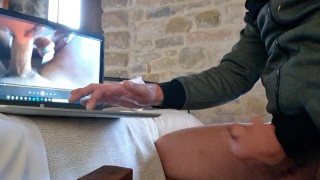 I miss her, she's out for a couple of days. I'm enjoying with one of our vids