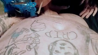 Mama takes big cock sleave