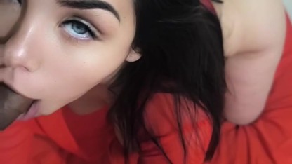 blowjob with eye contact and then he fucks my pussy