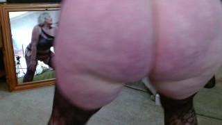 1219 Bodystocking Modeling Followed by Eating My Pussy and Ass, Then Masturbating together