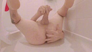 Passionate masturbation and anal play brought to a colorful finale 🔥