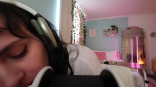 ASMR Ear Licking + Drooling | Spit Mint Taste Test