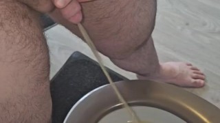 Big Daddy films himself peeing