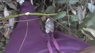 PUBLIC 😮 SO SCARY OUTDOOR HANDJOB