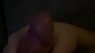 Playing with my dick while watching TV