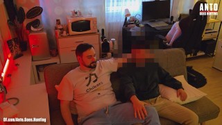 My Straight Best Friend Mert Vists Me and He Askes to Be Fucked for the First Time After We Sucked E