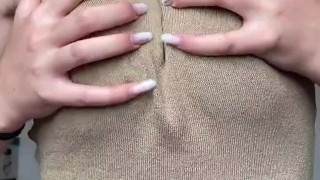 Watch from the side for the biggest squirt